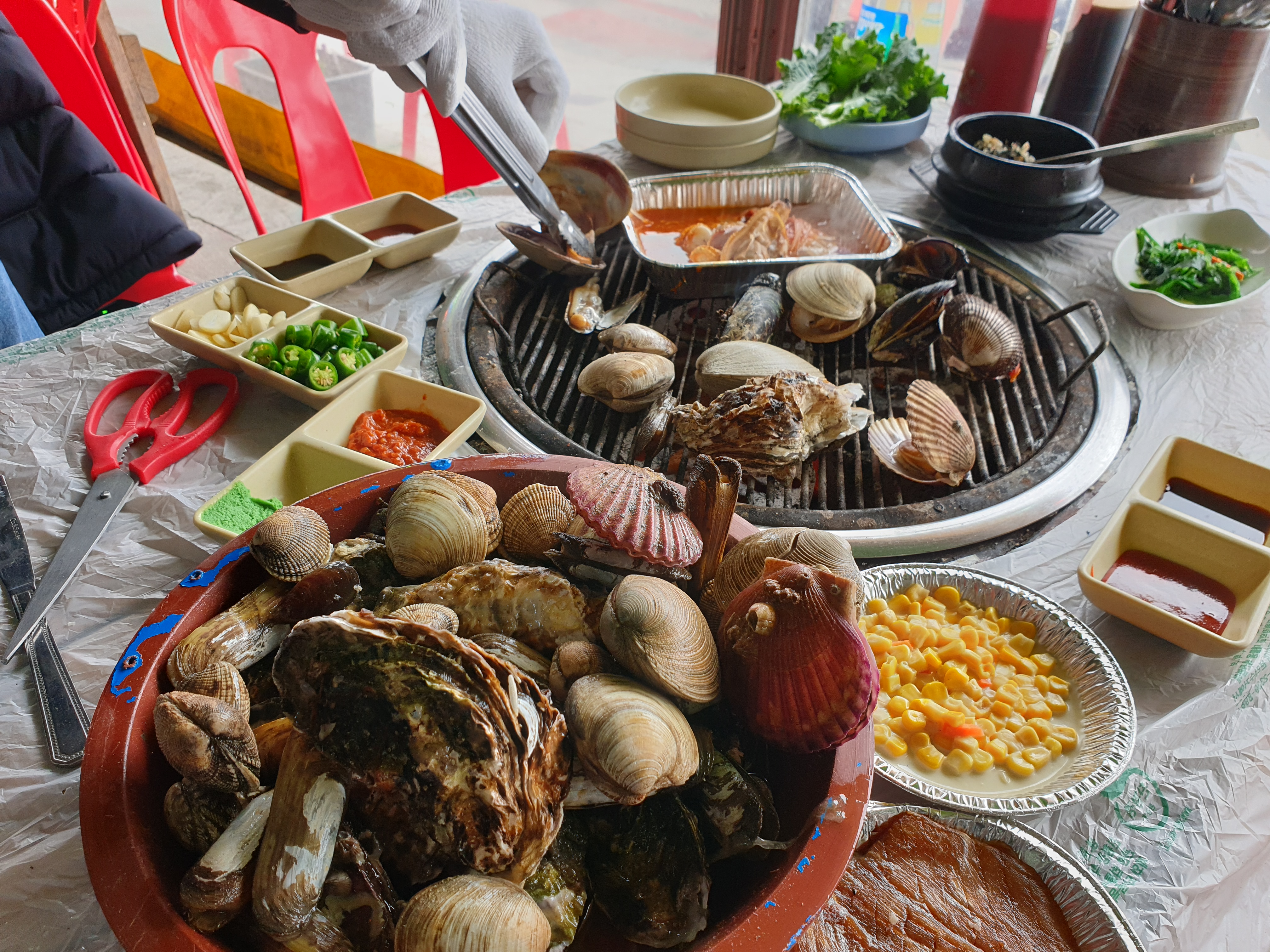 청해조개구이.영미네맛집
